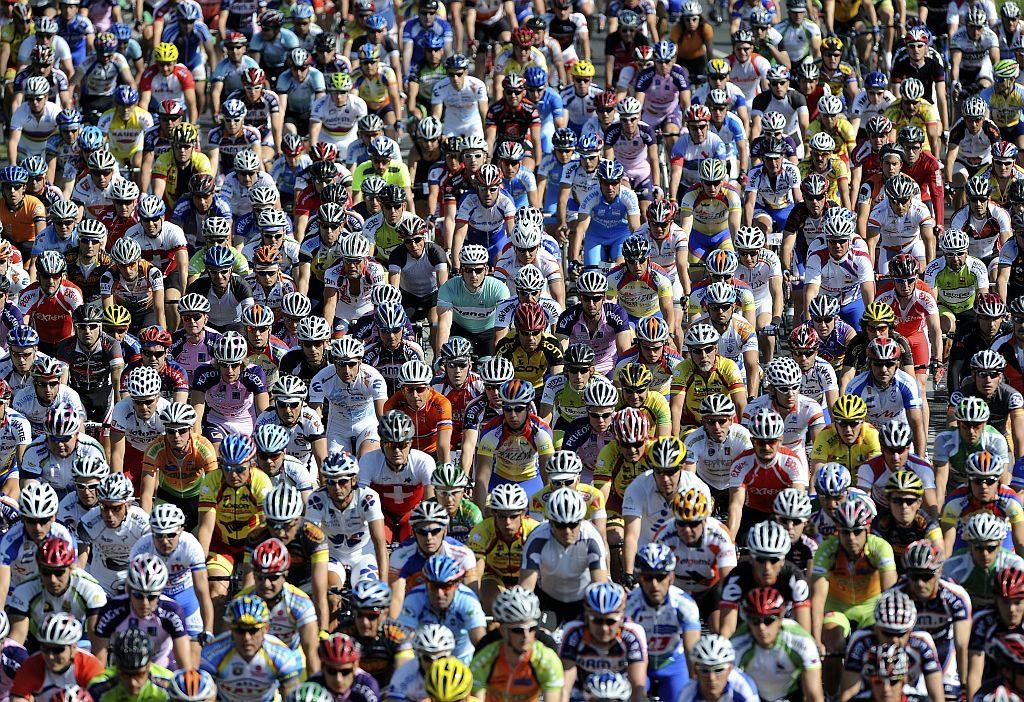 Slovenija, Ljubljana, 14.06.2009, 14. Junij 2009 2131 kolesarjev je startalo izpred BTC-ja na velikem maratonu Franja. Sport, maraton, rekreacija. Foto: Srdjan zivulovic/Bobo