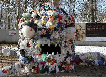 Bag on bag: plastic monster